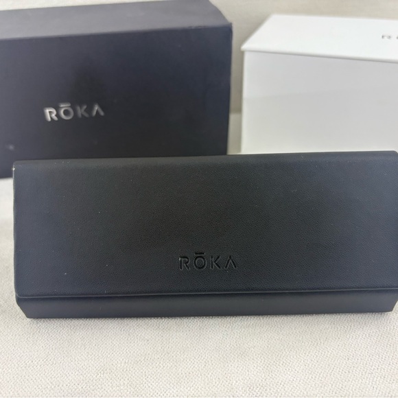 Roka Men’s Matte Black Sunglasses with Yellow Mirrors polarized NIB size 56 - Picture 5 of 13